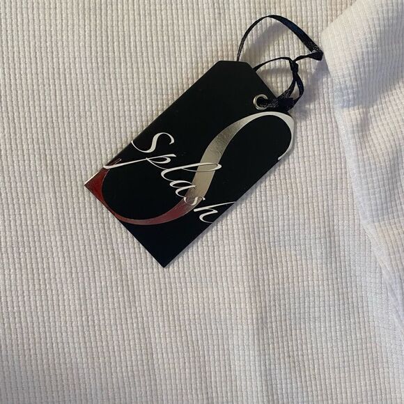 🛍Wonen’s V Neck Long Sleeve, Color: White - Picture 5 of 9